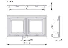 Rysunek techniczny - Libra L - L00060011101410E1000