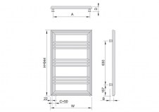 Rysunek techniczny Rama RM - RM00595094405A030000