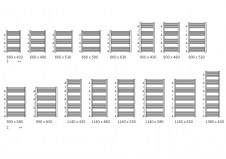 Rozmiary grzejnika Fiona - WGFIN162058