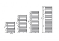 Grzejnik Forma schematy - 1441 x 496 - grzejnik chromowany