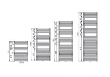 Schemat grzejników Forma - 721 x 496 - 1-warstwowa