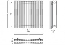 Rysunek techniczny - Afro New X - AFRNX-100-54