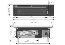 Dane techniczne konwektora PKOC 11/34 - PKOC - 110 x 340 x 2000