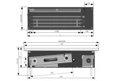 Dane techniczne konwektora PKOC 11/42 - PKOC - 110 x 420 x 2000