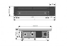 Dane techniczne konwektora PKOC 8/28 - PKOC - 80 x 280 x 1200