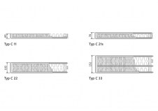 Purmo Compact - rysunek techniczny - PURMOC11300X400