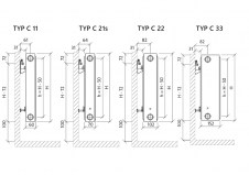 Kaloryfer Purmo Compact - PURMOC22400X700