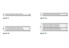 Purmo Ramo Compact - rysunek techniczny - PURMORC11300X600