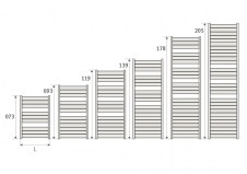 Schematy grzejnika Sani Panel - 1390 x 400