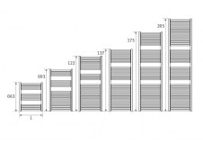 Grzejnik Sani Ronda schemat - 1370 x 500