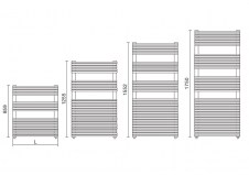 Schemat układu profili w grzejniku Sfera - 1255 x 498