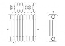 Rysunek techniczny IRSAP Tesi 4 - RT410001201AA02