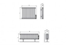 Rysunek techniczny - Charleston Electric - NZ-030-100