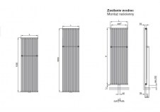 Rysunek techniczy - Kleo Bar - KLPVC-150-21