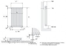 Rysunek techniczny - Kleo Pion - KLVD-150-1089