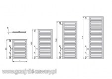 Rysunek techniczny - Metropolitan Bar - MEPM-120-040-ID