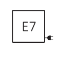 Przyłącze grzejnika E7